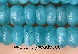 CAM1713 15.5 inches 4*6mm rondelle natural amazonite beads