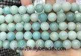 CAM1734 15.5 inches 12mm round amazonite gemstone beads