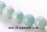 CAM18 15.5 inches round natural amazonite 10mm beads wholesale