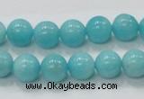 CAM308 15.5 inches 10mm round natural peru amazonite beads wholesale