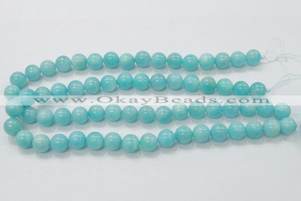 CAM309 15.5 inches 12mm round natural peru amazonite beads wholesale