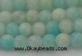 CAM332 15.5 inches 7mm round natural peru amazonite beads