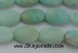 CAM337 15.5 inches 8*12mm oval natural peru amazonite beads