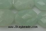 CAM369 15.5 inches 15*20mm faceted octagonal amazonite beads