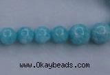 CAM372 15.5 inches 4mm - 10mm round mozambique amazonite beads