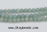 CAM400 15.5 inches 4mm round natural russian amazonite beads wholesale