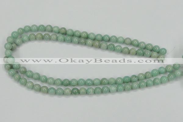 CAM401 15.5 inches 8mm round natural russian amazonite beads wholesale