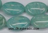 CAM409 15.5 inches 18*25mm oval natural russian amazonite beads