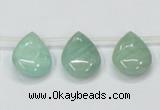 CAM416 15.5 inches 13*18mm flat teardrop natural russian amazonite beads