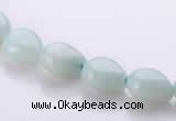 CAM44 8*10mm natural amazonite flat teardrop beads Wholesale