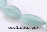 CAM50 flat teardrop natural amazonite 13*22mm beads Wholesale