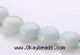 CAM57 10mm coin natural amazonite gemstone beads Wholesale