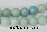 CAM601 15.5 inches 12mm round Chinese amazonite gemstone beads