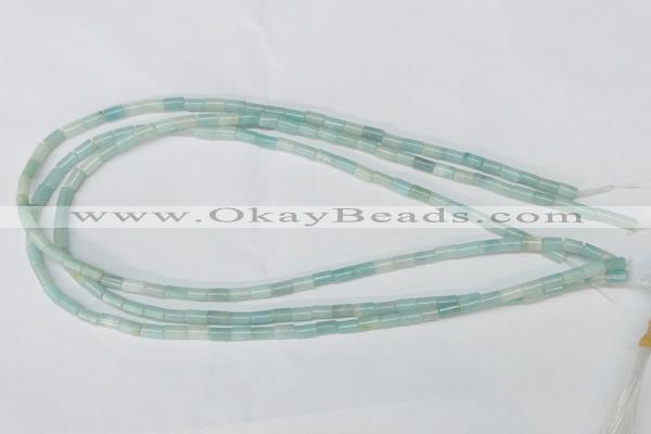 CAM605 15.5 inches 4*7mm column Chinese amazonite gemstone beads