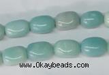 CAM608 15.5 inches 8*12mm nugget Chinese amazonite beads