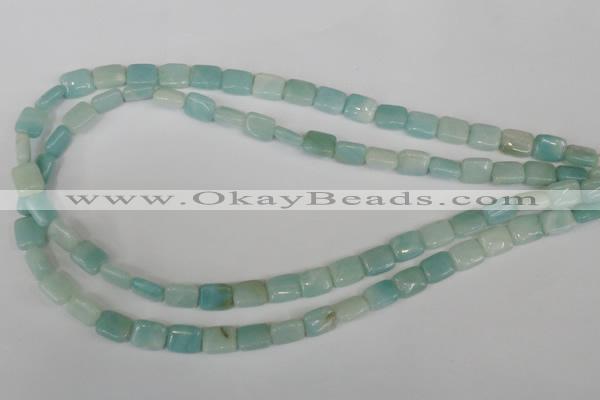 CAM628 15.5 inches 8*10mm rectangle Chinese amazonite gemstone beads