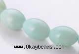 CAM64 10*14mm oval natural amazonite gemstone beads Wholesale