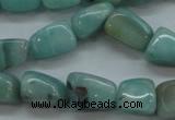 CAM658 15.5 inches 10*14mm nuggets amazonite gemstone beads