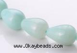 CAM68 teardrop natural amazonite 10*14mm beads Wholesale