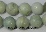 CAM705 15.5 inches 14mm round natural amazonite gemstone beads