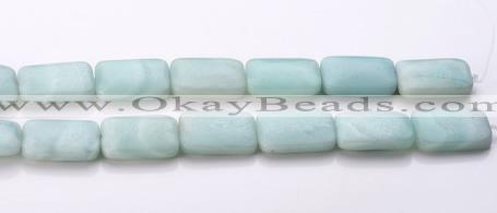 CAM74 18*25mm rectangle natural amazonite beads Wholesale