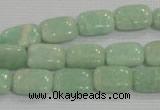 CAM852 15.5 inches 10*14mm rectangle natural Russian amazonite beads