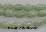 CAM860 15.5 inches 8*13mm teardrop natural Russian amazonite beads