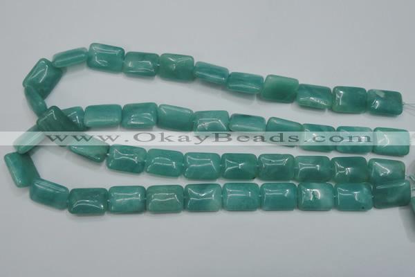 CAM934 15.5 inches 13*18mm rectangle amazonite gemstone beads wholesale