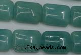 CAM935 15.5 inches 15*20mm rectangle amazonite gemstone beads wholesale