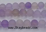 CAN200 15.5 inches 4mm round matte ametrine beads wholesale