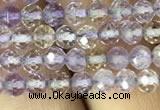 CAN210 15.5 inches 4mm round faceted ametrine beads wholesale