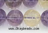 CAN264 15.5 inches 14mm round ametrine gemstone beads