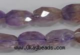 CAN29 15.5 inches 15*20mm faceted nugget natural ametrine beads