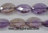 CAN56 15.5 inches 12*16mm faceted oval natural ametrine beads