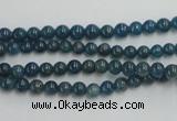 CAP201 15.5 inches 4mm round natural apatite gemstone beads