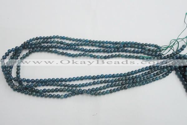 CAP201 15.5 inches 4mm round natural apatite gemstone beads