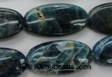 CAP326 15.5 inches 15*30mm oval natural apatite gemstone beads