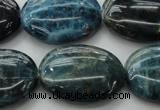 CAP327 15.5 inches 22*30mm oval natural apatite gemstone beads