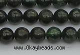 CAP511 15.5 inches 6mm round green apatite gemstone beads