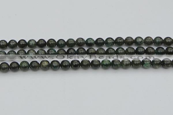 CAP512 15.5 inches 8mm round green apatite gemstone beads