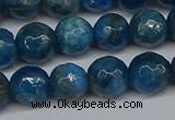 CAP522 15.5 inches 8mm faceted round apatite gemstone beads