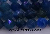 CAP571 15.5 inches 6mm faceted nuggets apatite gemstone beads