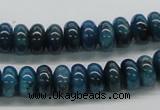 CAP58 15.5 inches 6*10mm rondelle dyed apatite gemstone beads wholesale