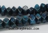 CAP60 15.5 inches 6*12mm faceted rondelle dyed apatite gemstone beads