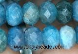 CAP618 15.5 inches 5*7mm - 5*8mmm faceted rondelle apatite beads