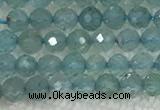 CAP620 15.5 inches 2mm faceted round tiny apatite gemstone beads