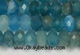 CAP624 15.5 inches 2.5*4mm faceted rondelle apatite beads