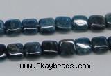 CAP70 15.5 inches 8*8mm square dyed apatite gemstone beads wholesale