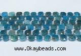 CAP701 15.5 inches 8mm faceted square apatite beads