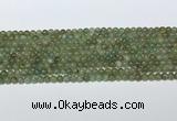 CAP708 15.5 inches 4mm round green apatite gemstone beads wholesale